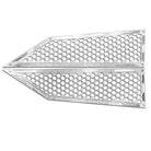 RZR XP Turbo Billet Air Intake Grille Bezel Kit White