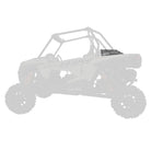 RZR XP Turbo Laser Cut Steel Side Intake Grilles White / Black Driver Side