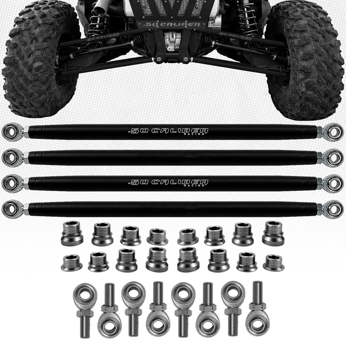 2020 RZR PRO XP CNC Billet Radius Rods – 50 Caliber Racing