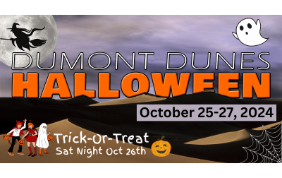 Halloween weekend @ Dumont Dunes OCT 24-27 2024